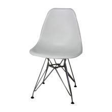 gh-8073 (PP 623 C) стул обеденный, сиденье-пластик, каркас-хромированный, белый